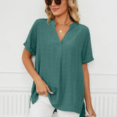 Blusa Fina Decote em V