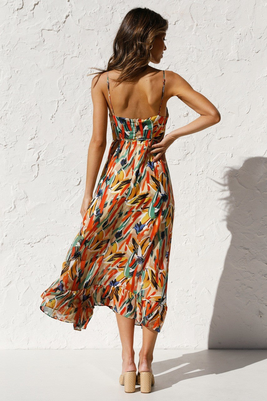 Vestido Longo Colorido
