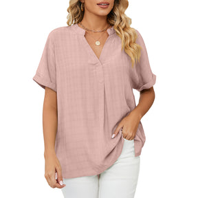 Blusa Fina Decote em V
