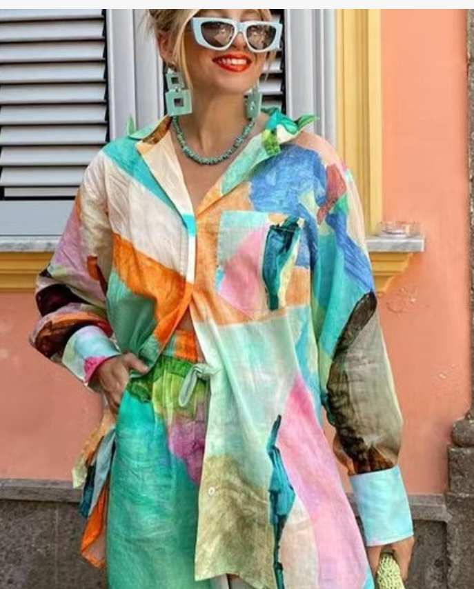 Conjunto Feminino Colorido