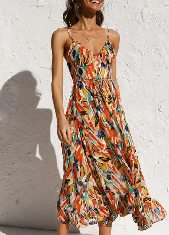 Vestido Longo Colorido